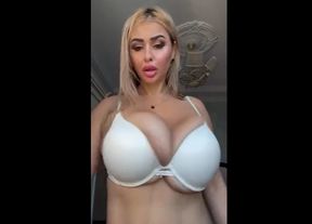 Falling such heavy Big natural saggy tits ovals hard nipples