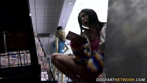 Petite Beauty Enjoys Intense Anal Experience at a Gloryhole