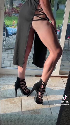 Eva Summers May 2025 Tiktok Sexy Shein Dress