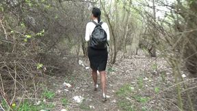 leave one shoe in the forest