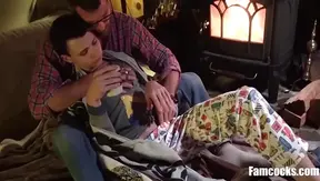 Stepdad Fucks Teen 18+ in Steamy Fireplace Anal Scene – OldYoung 18+ Action