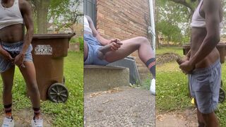 Priincekobe1 catches himself jerking off in public & craves your company