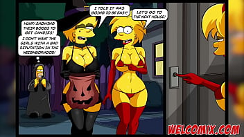 Halloween Night: Big Dick Simpson Gets Creampied