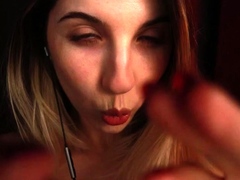 Hot brunette babe goes crazy jerking part5