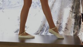 Lick Feet Of Stella Taken Straight From The Creamy Ballet Shoes - Polish Language - Part 02 - UHD 3840x2160 - 4K