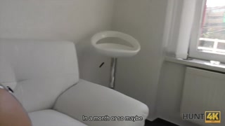 HUNT4K. Pretty blonde Ria Sunn nicely fucked in cuckold porn video