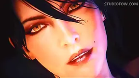 Morrigan Tempts Ancient Dragon God in Sensual Hentai Summoning Rite