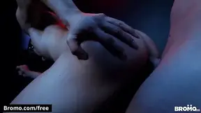 Two Tattoed Hunks Enjoy Raw Bondage and Hard–Ass Flogging in BROMO Preview