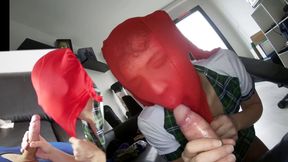 Katy college girl learn encasement nylon blowjob
