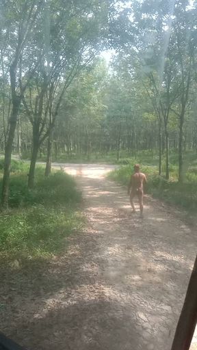 Nude outdoor