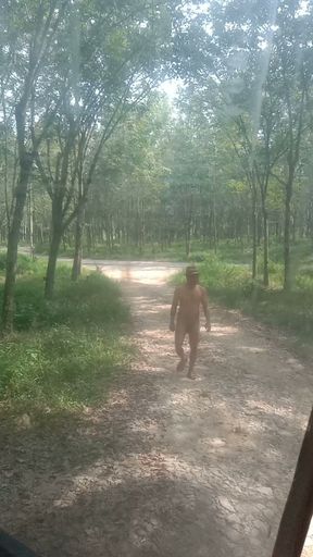 Nude outdoor