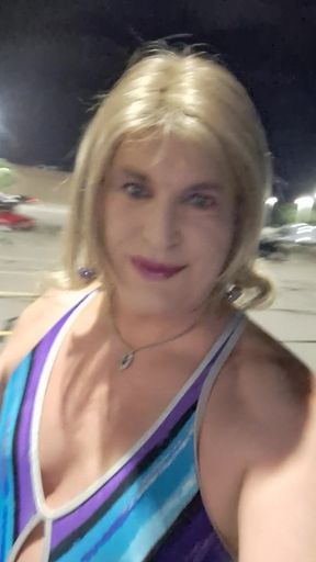 Waiting in a Parking Lot for Daddy, Playing the Parking Lot Game Again!