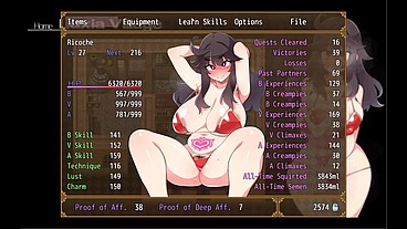 Ricoche A Weak JK's Climactic Battle With Orcs [ Hentai game PornPlay ] Ep.13 cave orc gangbang with the bro orcs all night long