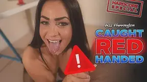 Caught Red Handed featuring Jess Harrington - WankitNowVR