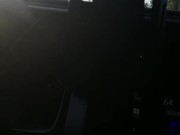 White Boy Plays With Cock While Driving on Freeway