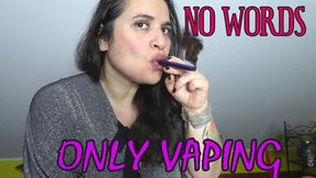 NO WORDS ONLY VAPING