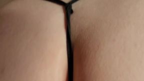 Stepsister with Her tiny Panties Driving My Cock Crazy