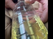 PET bottle pee