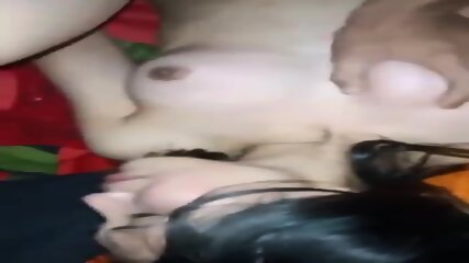 young blonde with big natural tits takes BBC and cumshot