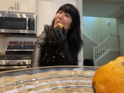 Asian Giant Bully You With Cock And Eats You Preview... (Giantess Vore Leather Strap On Futa)