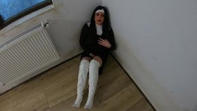 slutty nun have an orgasm with squirt after being fucked ep 250