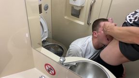 Rough and Hard Fucking and Cum in Mouth with Stepfather During Vacation at Sea - Sex on the Train, Shower, at Sea