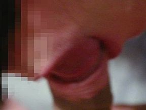 &quot;Branquinha de Leite&quot; puts on lipstick to make a blowjob.