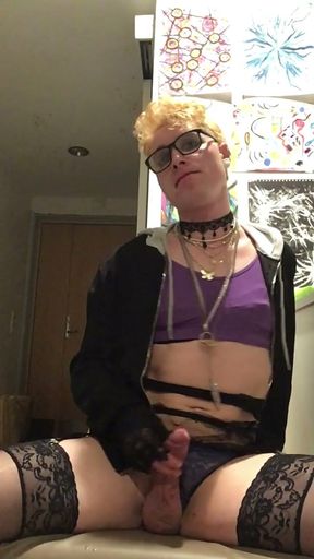 Sissy faggot Cum   Clip 1