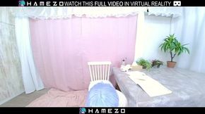 Curvy Japanese Beauty Mika Amimura Explores Virtual Reality Pleasure