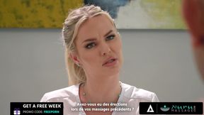 NURU MASSAGE - Sexy Babes Relieves Her Client's Stress With A Hot NURU FRENCH SUBTITLES