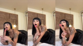 I know how much you enjoy seeing me on all fours, worshipping your cock
