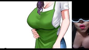 Una ama de casa madura vuelve a recibir a su hijastro desempleado