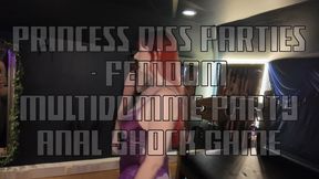4 Dommes Play Anal Shock Guess Who with 4 Subs