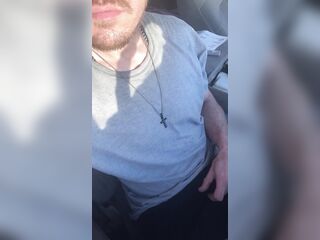 Slapping my ramrod on my abdomen in public parking lot full of people