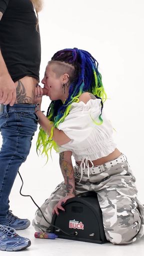 Sybian Test and Blowjob on Daddy