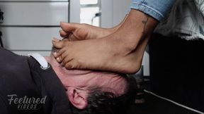 Scrubbing my feet on your face is the best foot massage (Full HD 1080p MP4)