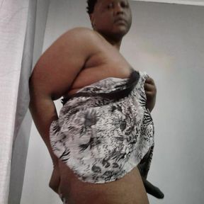 Trans Nonbinary Touching Herself