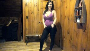 size queen cuck in jeans pov