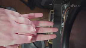 Short Fingernails Up Close
