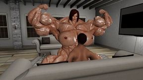 The Woman In The Leopard Dress