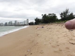 Public Shlong Flashing - Honey Lets Me Cum On Her Titties