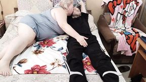 My Hot Wife Gives a Deep Blowjob and Swallows Cum