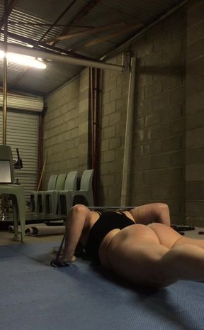 Push Ups in Lingerie