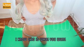 My Step-stepbrother Peeping Tom Me While I Do Yoga