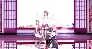 Striptease DOA Mai Shiranui Marie Rose Misaki