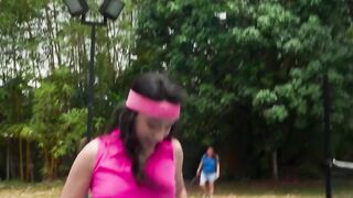 Selena Ivy is pussy destroyed by hung dude while playing pickleball