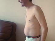 Oops! My stepmom caught me under the bed and wanted a hard hot fuck!