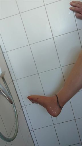 Wet Game in Gifted Pantyhose