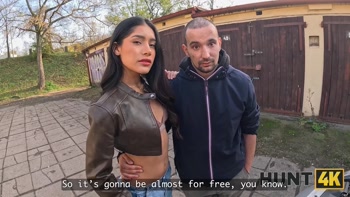 HUNT4K. A Hot Latina Cheats on her Cuckold Boyfriend