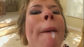 claire robbins and leah luv anal threesome with cum swap